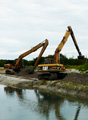 October 2008: Completing the second canal.