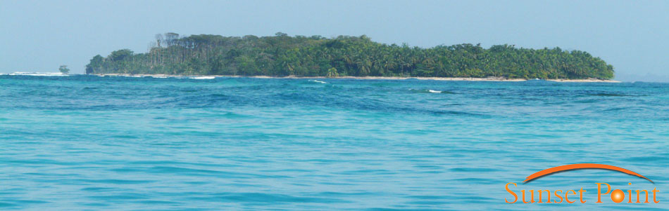An island close to Sunset Point, Bocas.