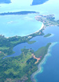 Bocas del Toro aerial map.